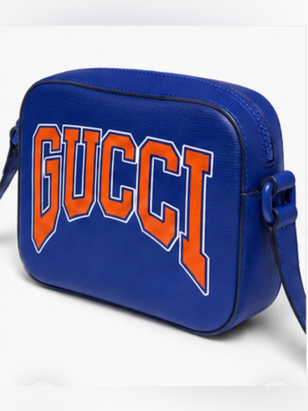 Limited Edition Gucci - Blue & Orange Leather Camera / Crossbody Bag ✨✨ - Picture 3 of 11